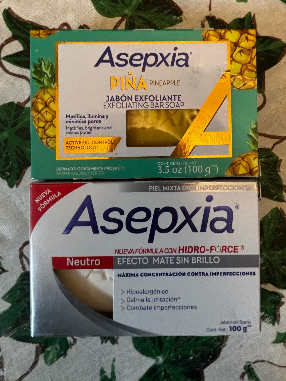 Asepxia bar soaps